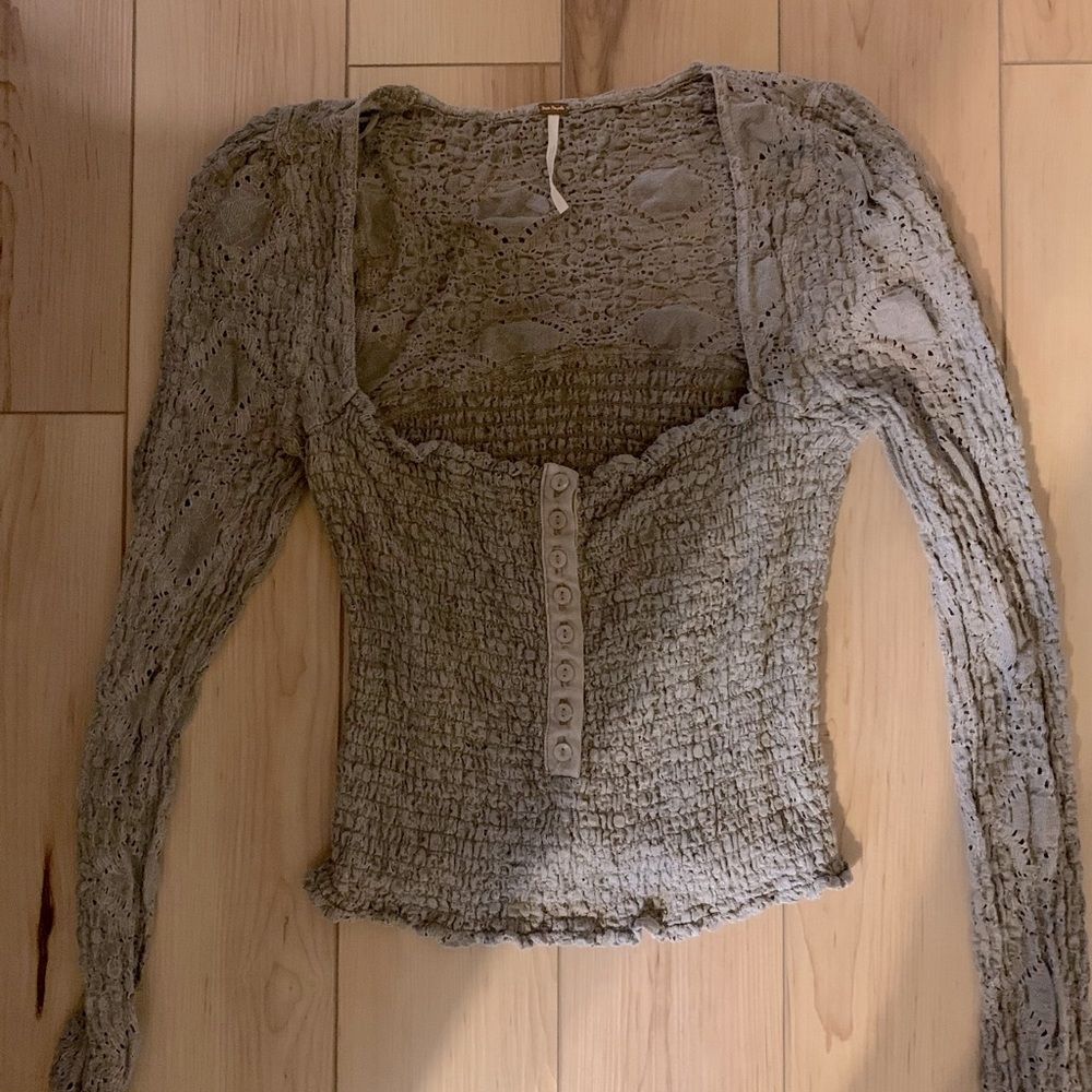 Adorable Lace Crop-Top from Free People